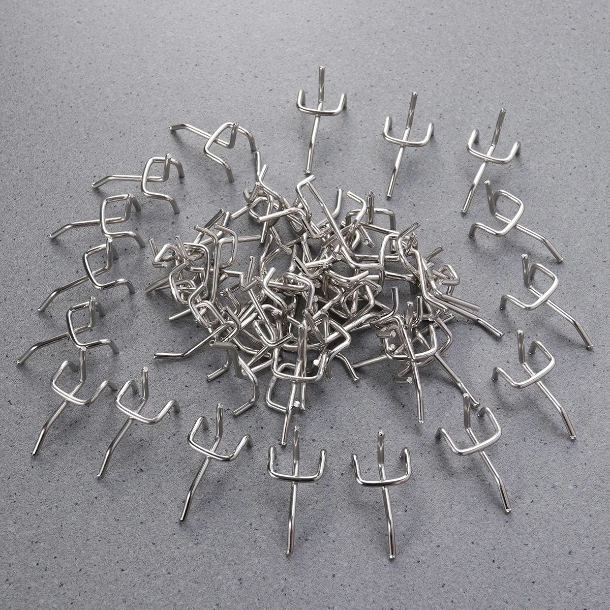 Пакет из 50 углеродистой стали Практичный Прочный Peg доска Pegboard Крючки гаражные