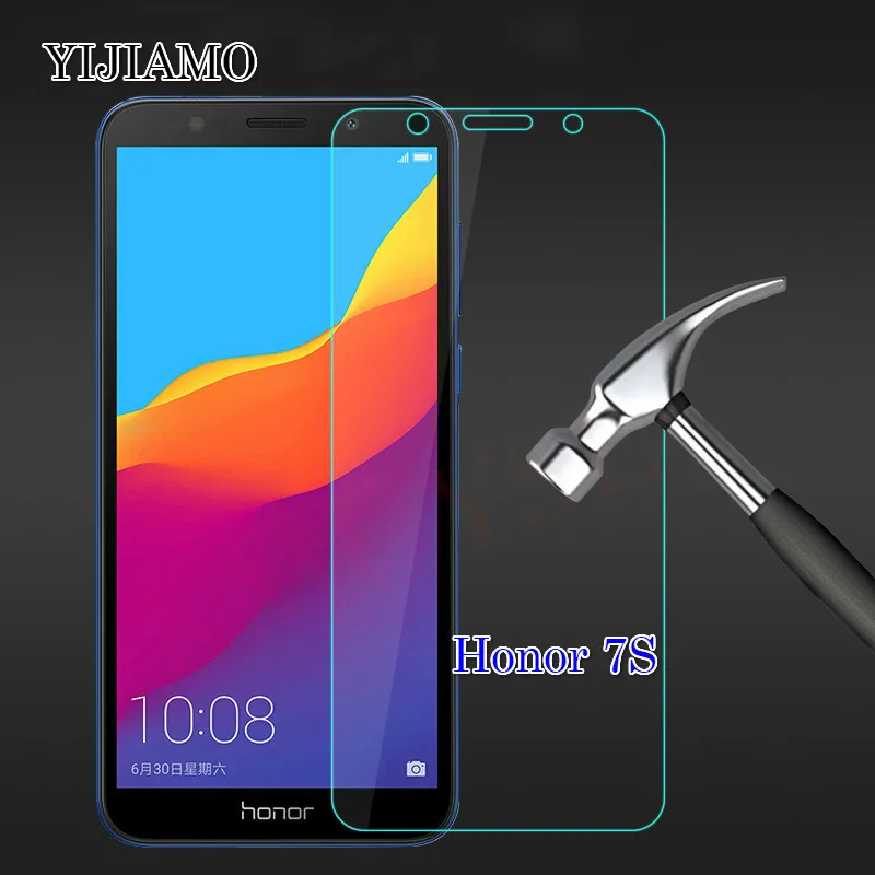 Закаленное стекло 2.5D Arc для Huawei Honor 7s Защитная пленка экрана 7S Взрывозащищенная