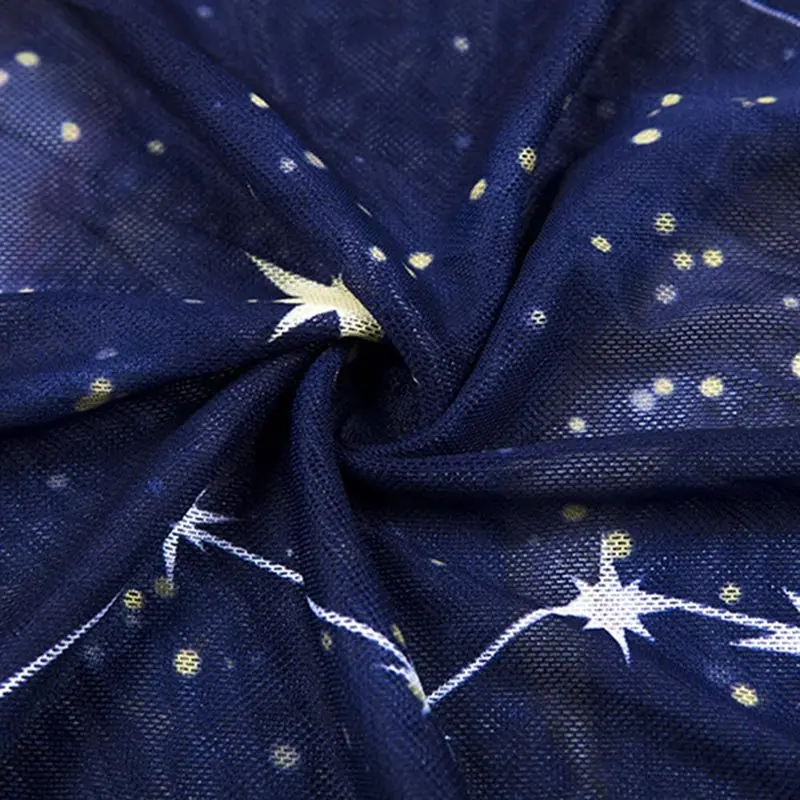 2019 новое летнее платье для женщин с мультяшным принтом тонкая сетка Прозрачная