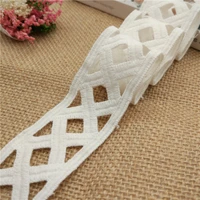 10yards 3 5cm white water soluble cotton lace trims hollow lace fabric clothes dress garment diy material decoration accessories