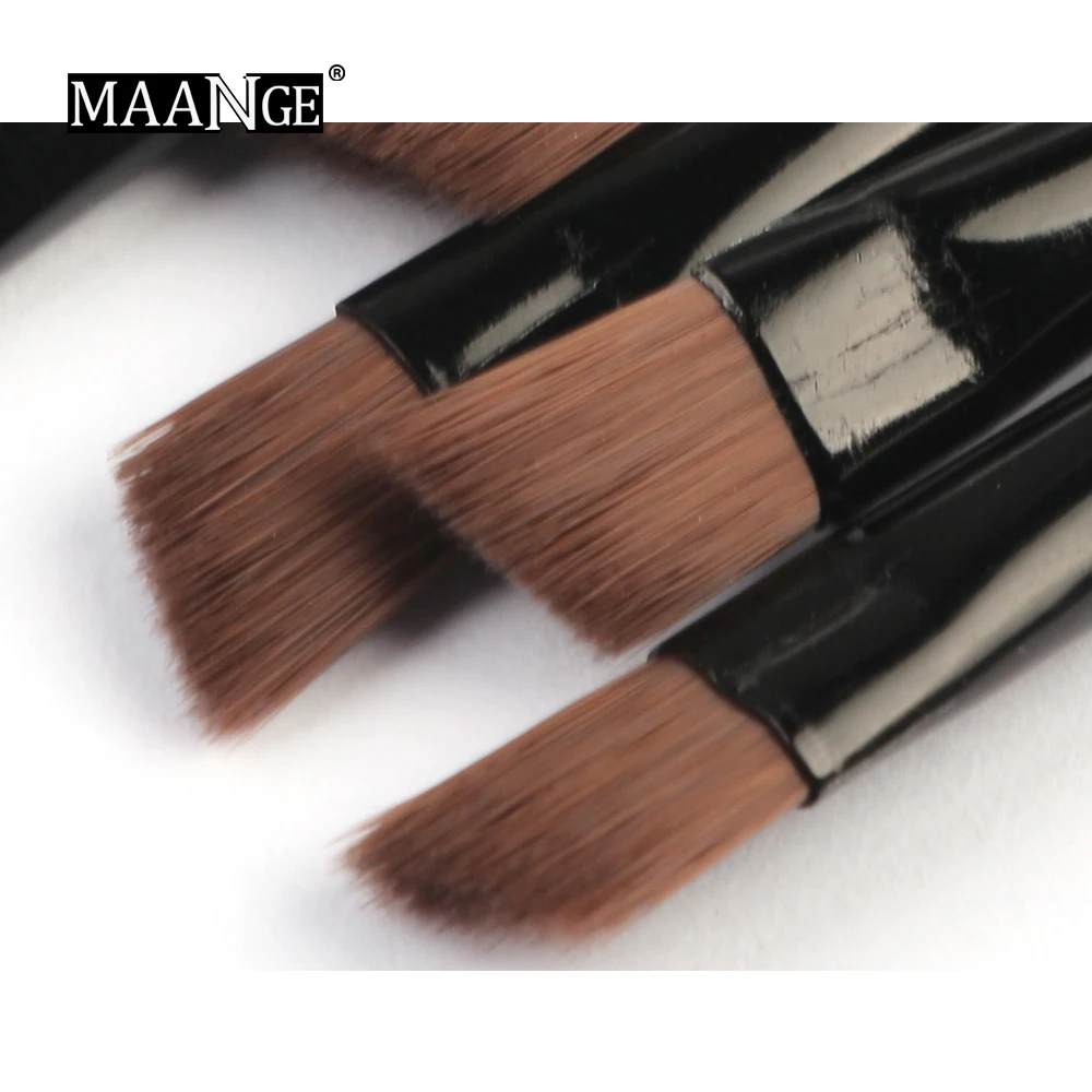MAANGE Pro 10 шт. набор кистей для макияжа основа век Румяна бровей карандаш губ Пудра