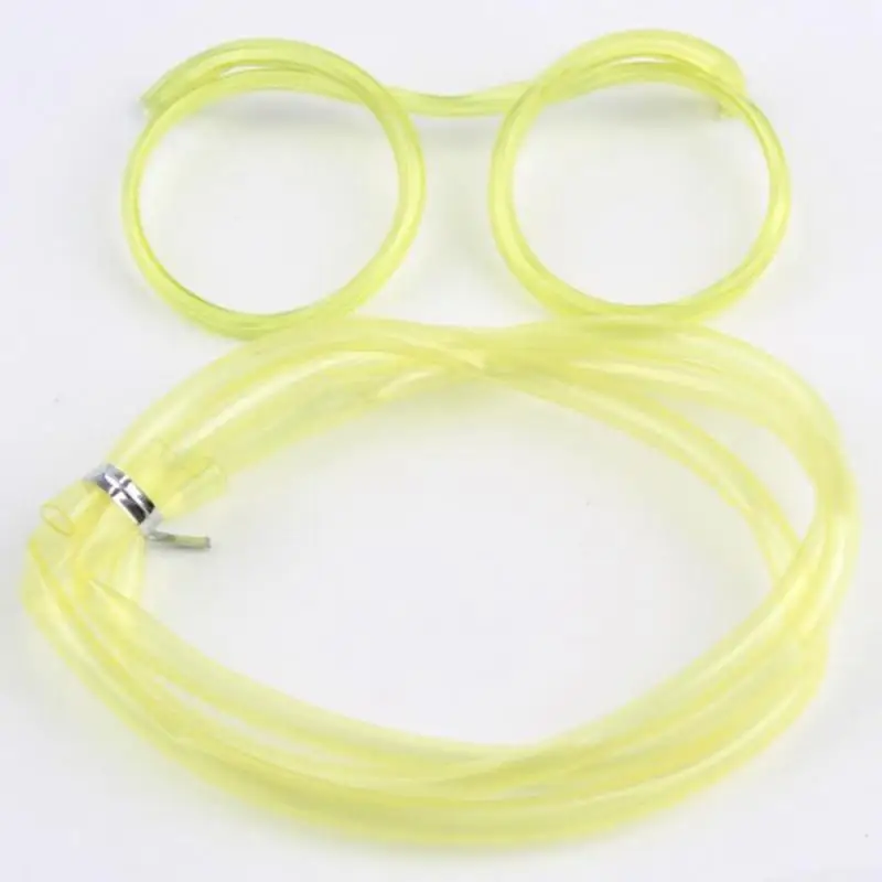 Fun Soft Plastic Straw Glasses Flexible drinking straws Tube tools Kids party Bar supplies accessories for baby Birthday Party | Дом и сад