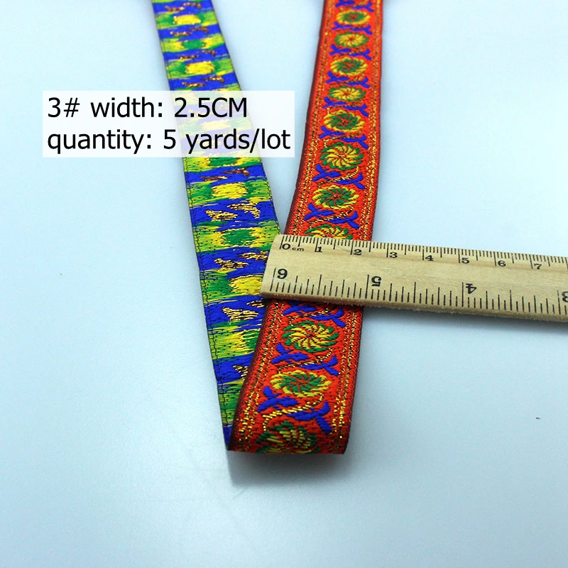 5 ярдов/партия 2 см ширина этническое Кружево DIY Цыганский аксессуар Вышивка Ткань