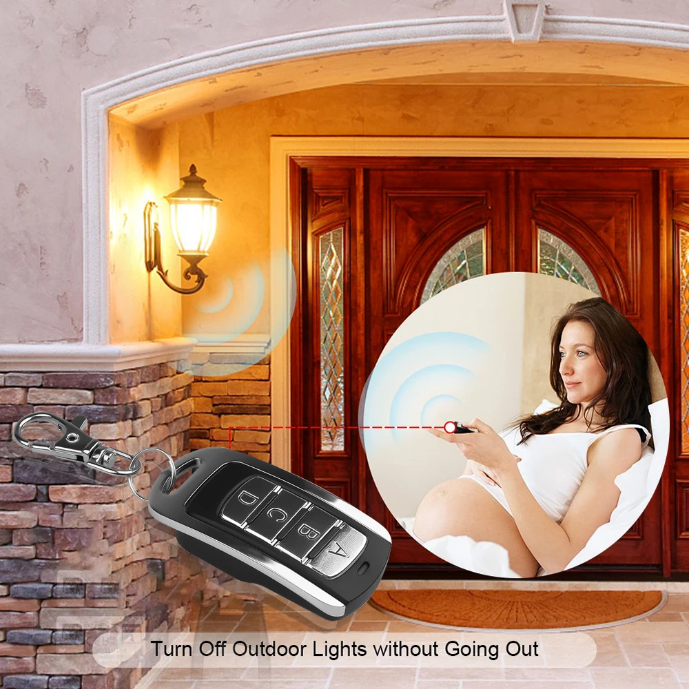 Universal Wireless 433Mhz Remote Control Copy Code 4 Keys Electric Cloning Gate Garage Door Auto | Электроника