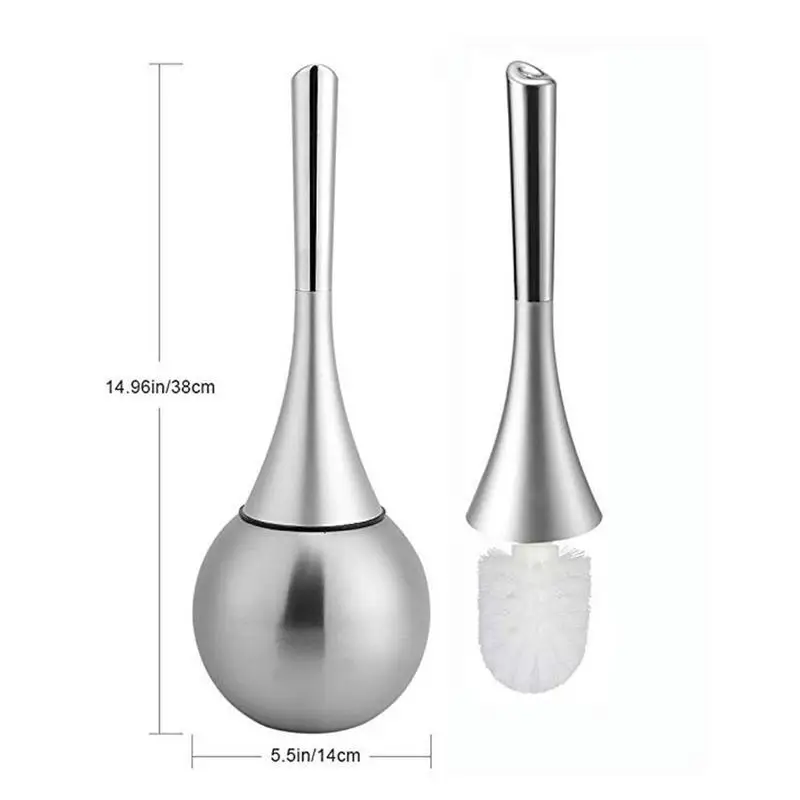 

Innovative European Bathroom Brush Washroom Brush Toilet Brush Set With Stainless Steel Base Toilet Brush