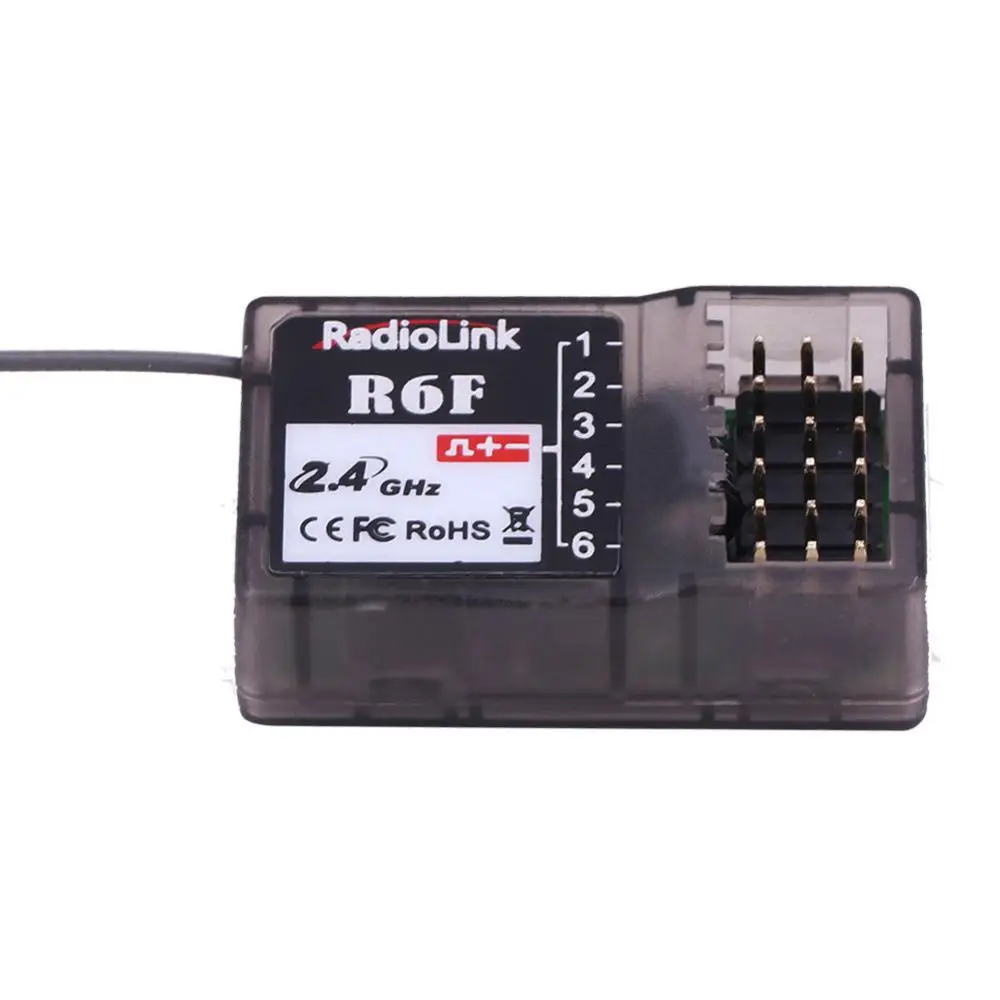 LeadingStar RadioLink R6F 2 4 ГГц 6CH RC приемник аксессуар для RC6GS RC4GS RC3S RC4G T8FB передатчик горячая