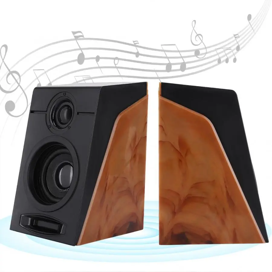 Paird 3in тяжелые басы компьютерные колонки HiFi Звук компьютера сабвуфер с