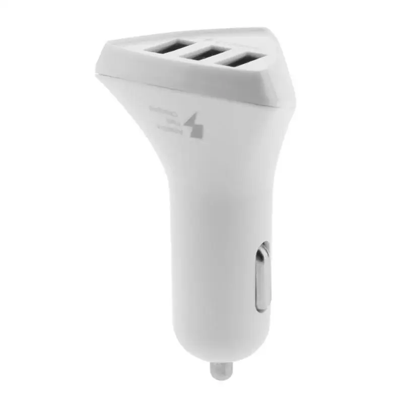 Быстрая зарядка 3 порта USB Автомобильное зарядное устройство DC адаптер для
