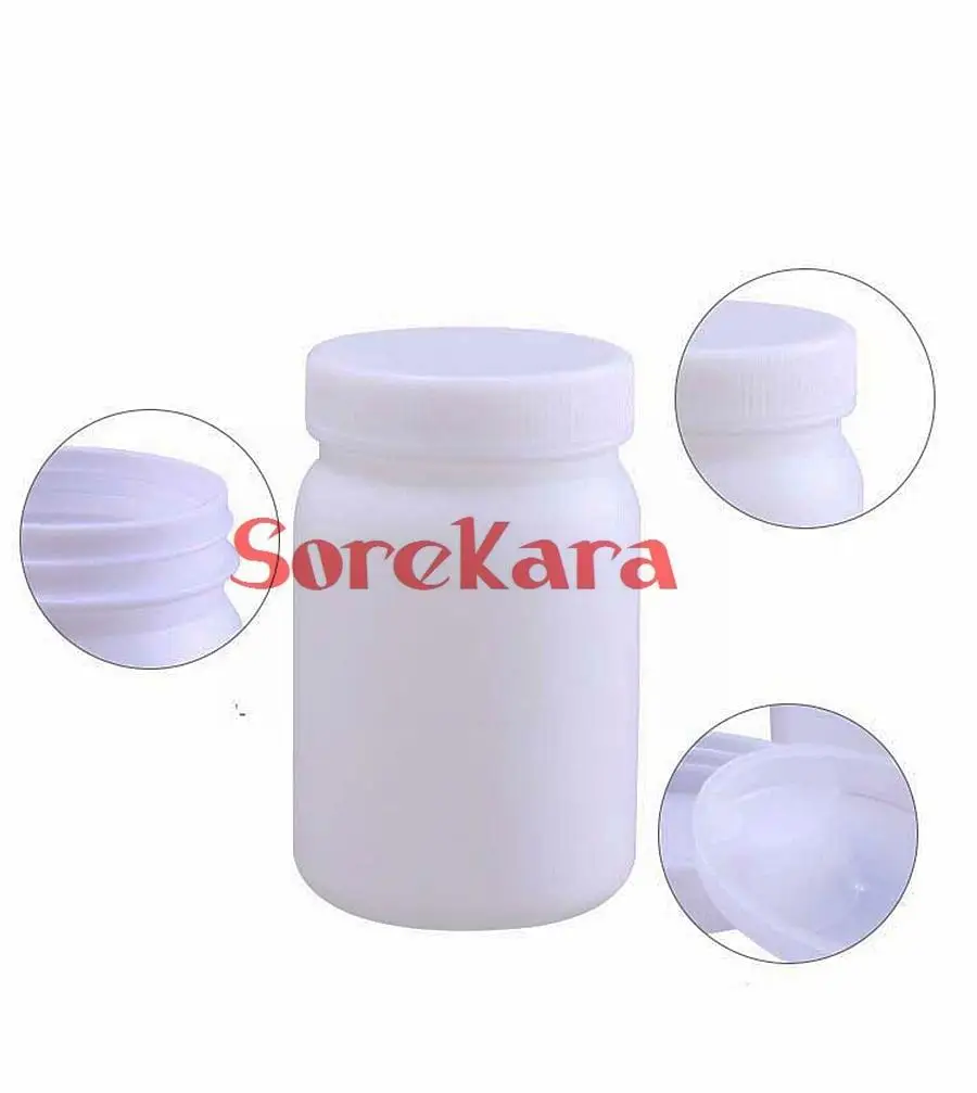 1000 мл Белый пластиковый флакон для реагента образец пластиковая крышка 68 мм