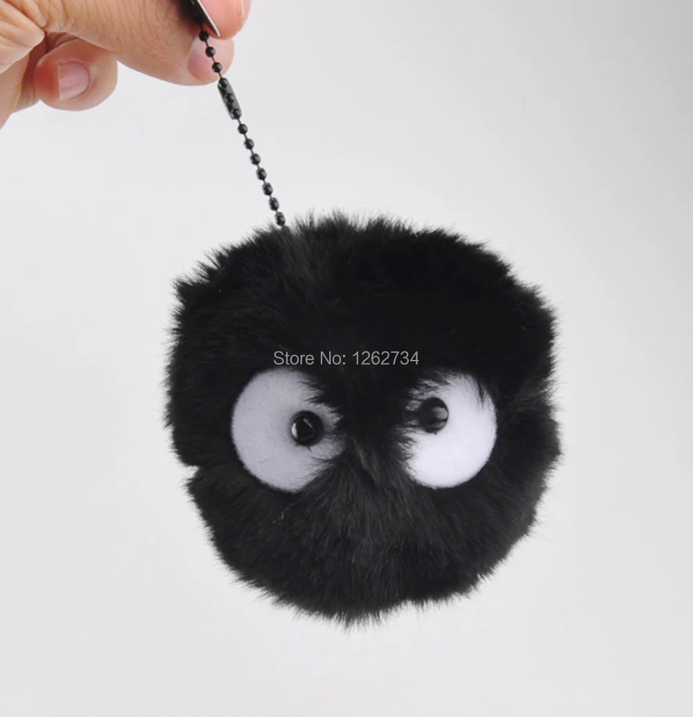10/Lot Cute 8 Styles My Neighbor Totoro Dust Soot Keychain 8CM Soft Kids Pendant Plush Doll Figure Retail | Игрушки и хобби