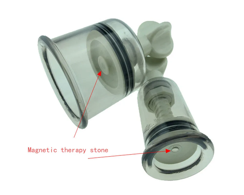 8 Pot Nipple Sucker Body Massage Breast Stroker Enlarger Bigger Easy Twist unisex Pump Massageador Best For Women |