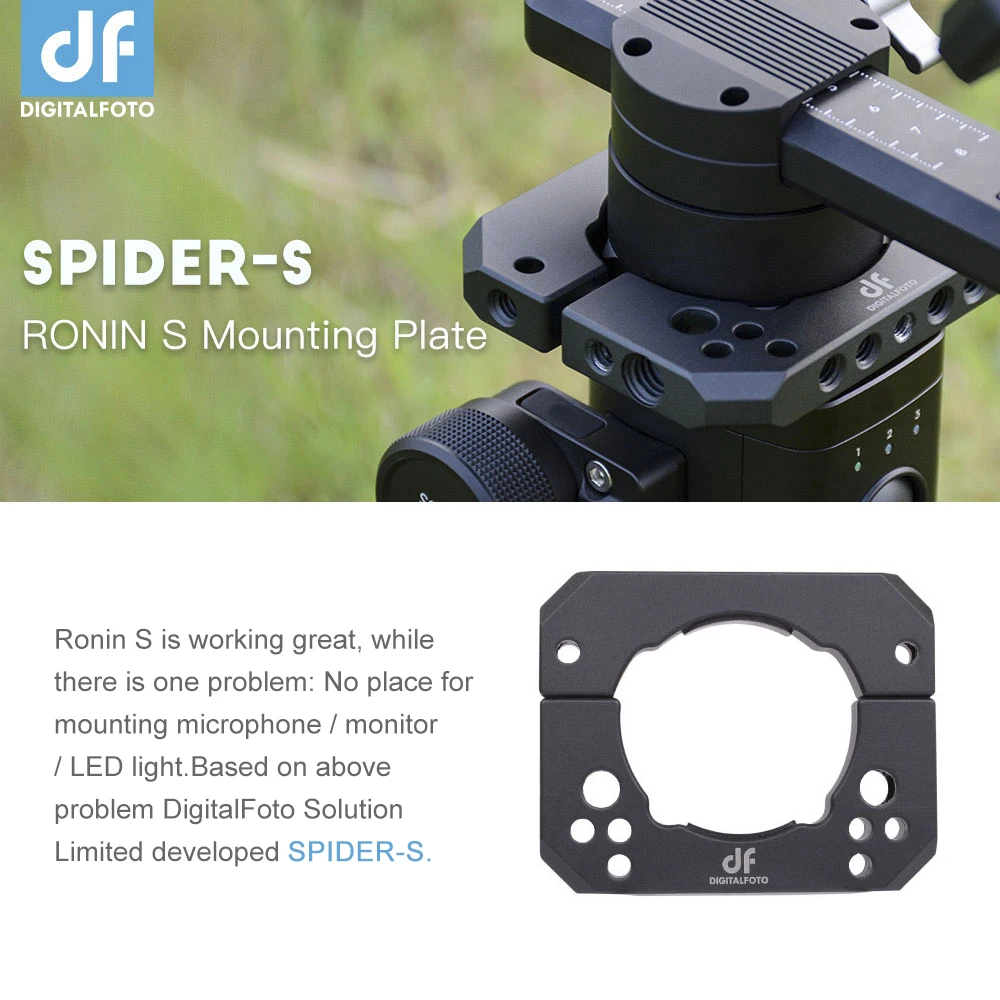 SPIDER S монтажный зажим с винтовым креплением 1/4 3/8 дюйма для Ronin Zhiyun Crane 2 3 осевой шарнирный монитор