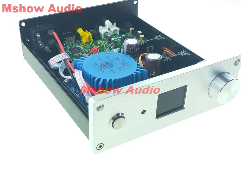 Готовые ES9038Q2M ES9038 Q2M HIFI DAC декодер цифро аналоговый аудио Amanero USB поддержка DSD512 DSD