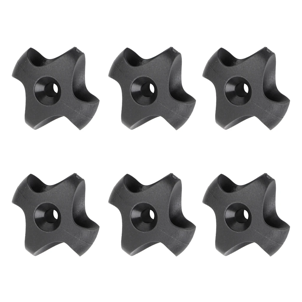 

Pack of 6 Pieces Black Nylon Boat Kayak Deck Line Guide for Securing Deck Lines Shock Cord Kayak Kayak Accessories