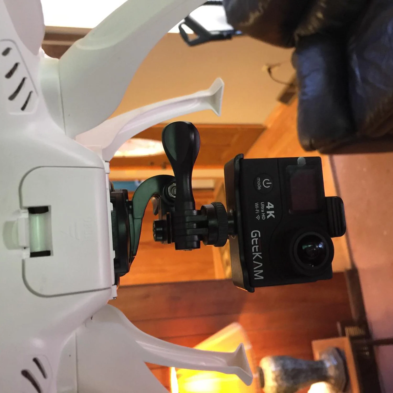 Горячая Экшн камера TTKK Geekam 4 K водостойкая экшн с Wi Fi пультом дистанционного