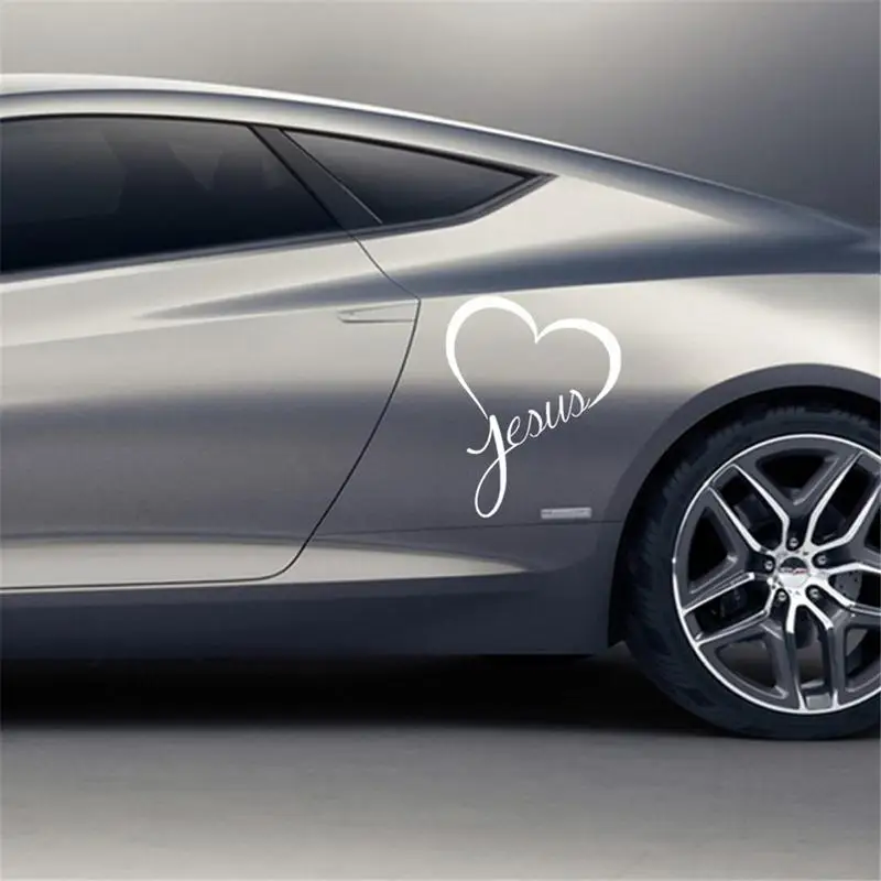 Car Stickers Christ Jesus Love Sweat-Heart Carbon Fiber Ornamental Accessories External Sticker | Автомобили и мотоциклы