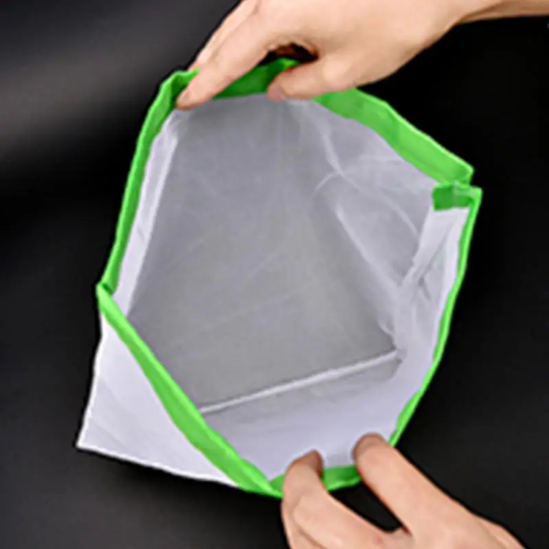

5PCS/Set Polyester Washable Reusable Produce Bags, Eco-friendly Soft Premium Lightweight Vegetable Drawstring Storage Net Bag,