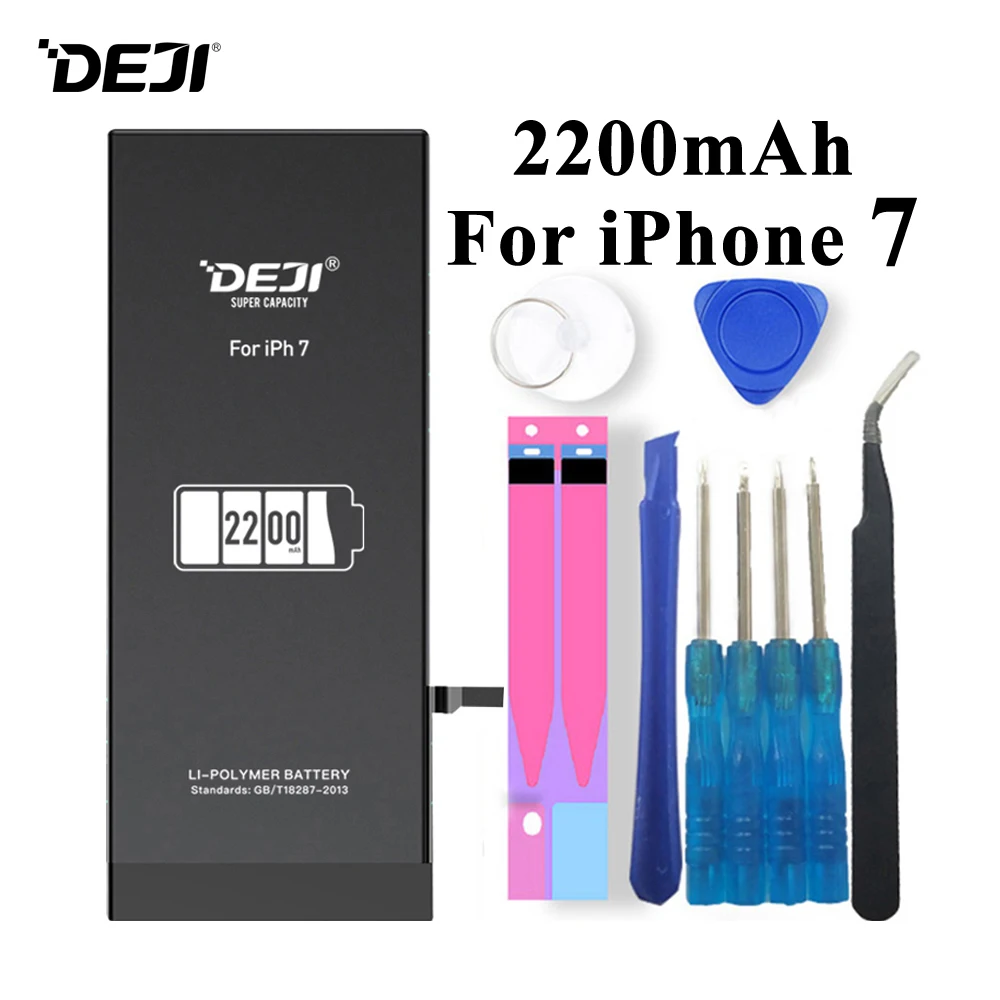 Аккумулятор Deji для iPhone SE 7 Plus 7/7P 1800-3410 мАч встроенный литий-полимерный аккумулятор