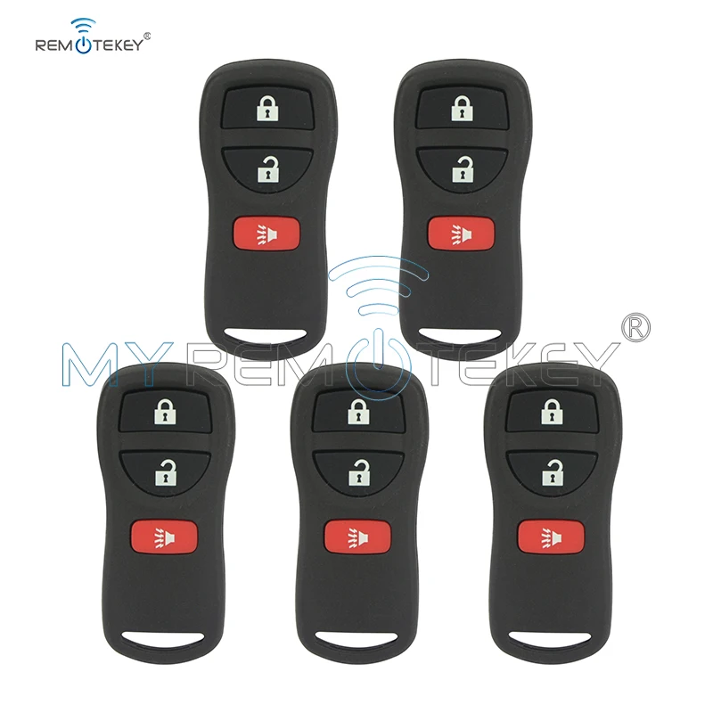 

Remtekey 5pcs for Nissan Armada Frontier Murano Pathfinder Quest Titan Xterra 2005 2006 2007 KBRASTU15 3 button 315Mhz