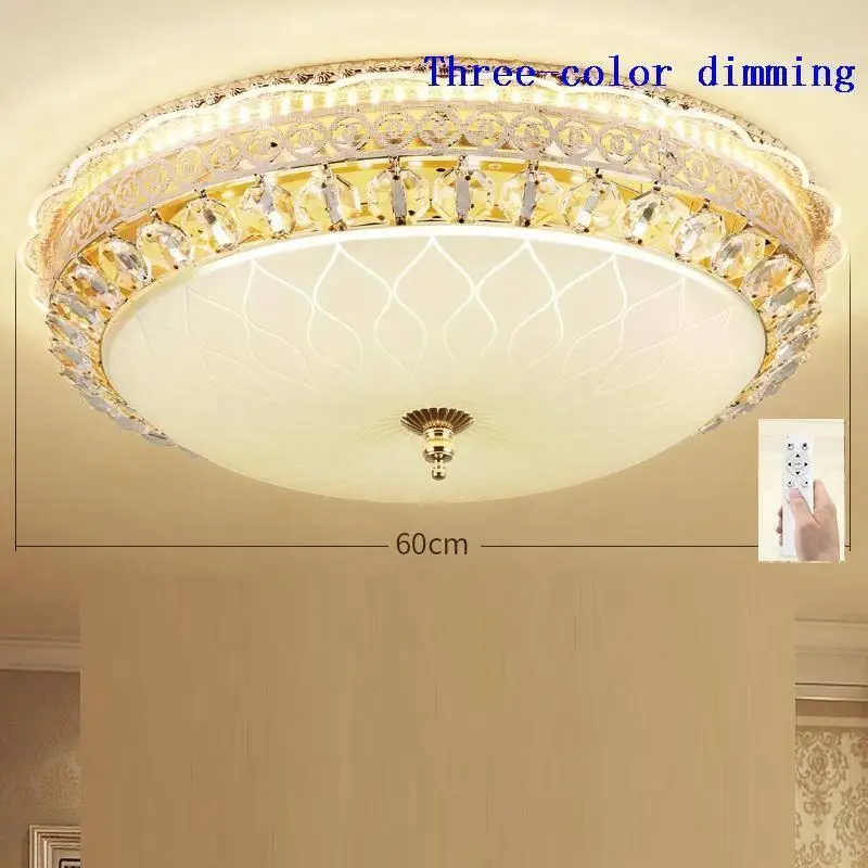 Промышленный Декор Светильник Блеск лампа с плафоном Lampara Techo Plafondlamp Plafonnier Crystal