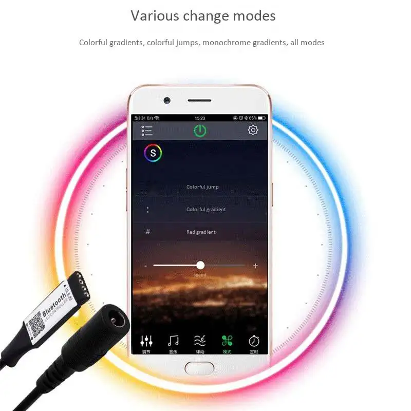 Мини RGB Bluetooth контроллер музыка умный светильник полосы для 5050 светодиодные DC5-24V |