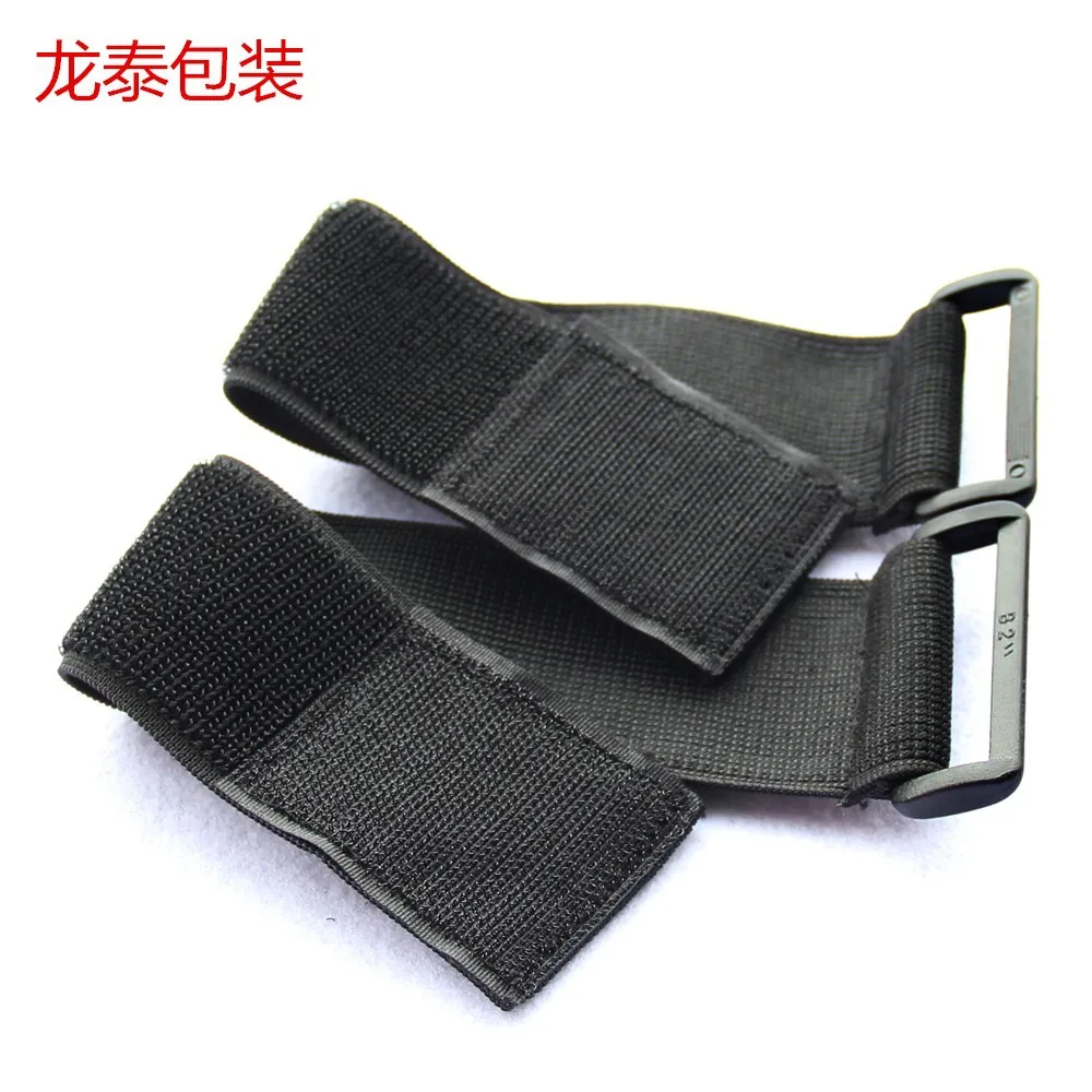 

Free shipping 5pcs/lot 5cm x 40cm Elastic cable tie nylon strap with plastic buckle Hook and Loop magic Tape