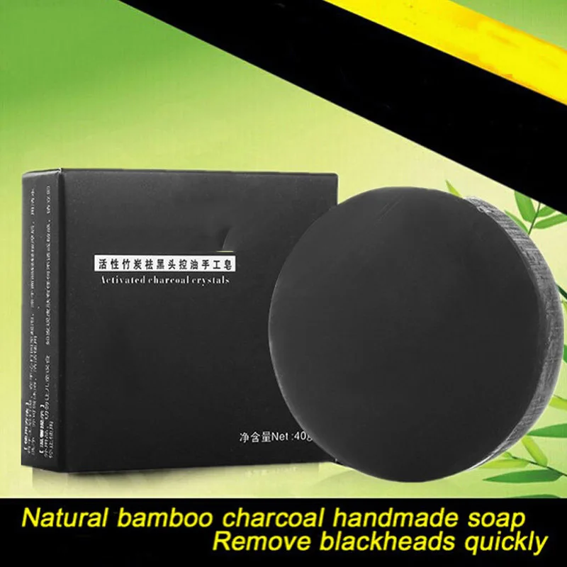 Rakado Natural Bamboo Charcoal Soap Skin Care Treatment Whitening Blackhead Remover Acne Oil Control Soaps Face Facial | Красота и