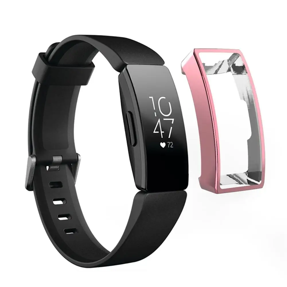 Часы защитный чехол Крышка Для Fitbit Inspire HR фитнес трекер ТПУ Гальванических