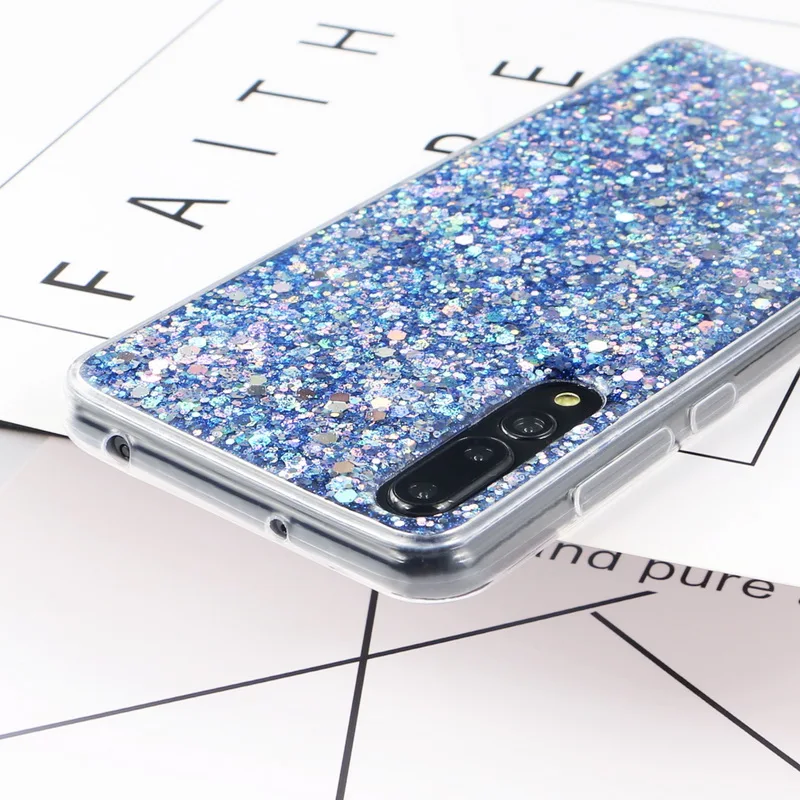 MOESOE чехол сверкающий с блестками для huawei P30 P20 Pro Коврики 10 20 Lite пластичный