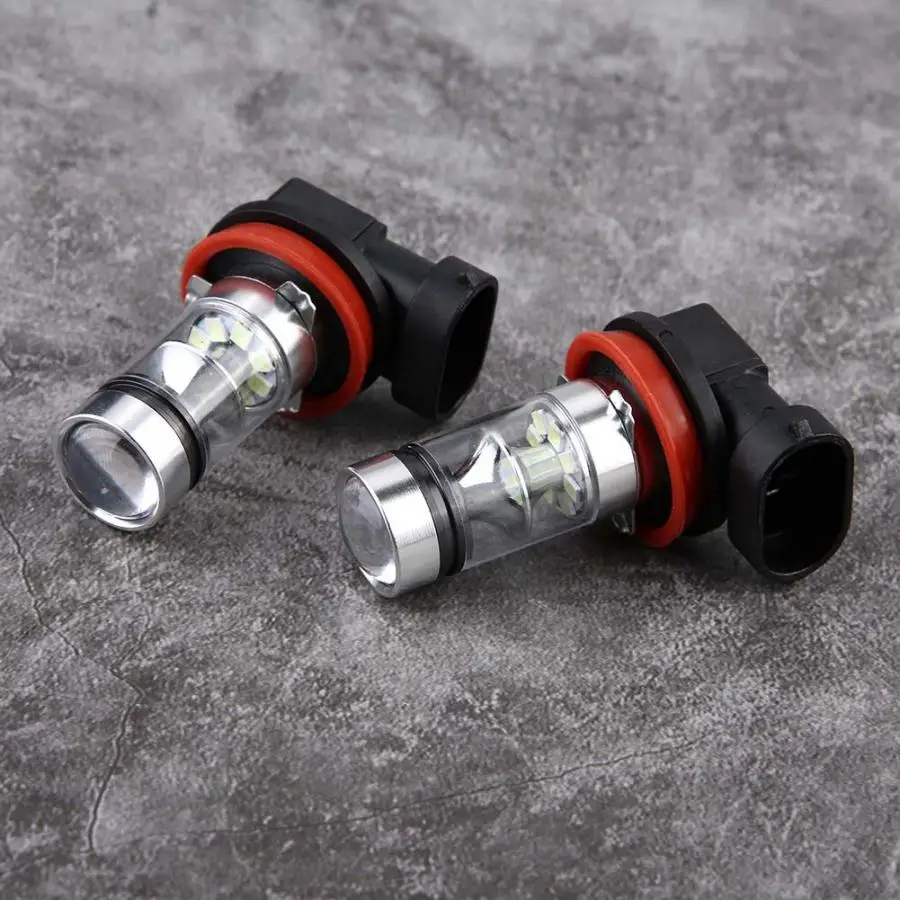 2 шт. автомобисветодиодный светодиодные лампы h4 H8 H11 8000K 100 Вт|Передние LED-фары для