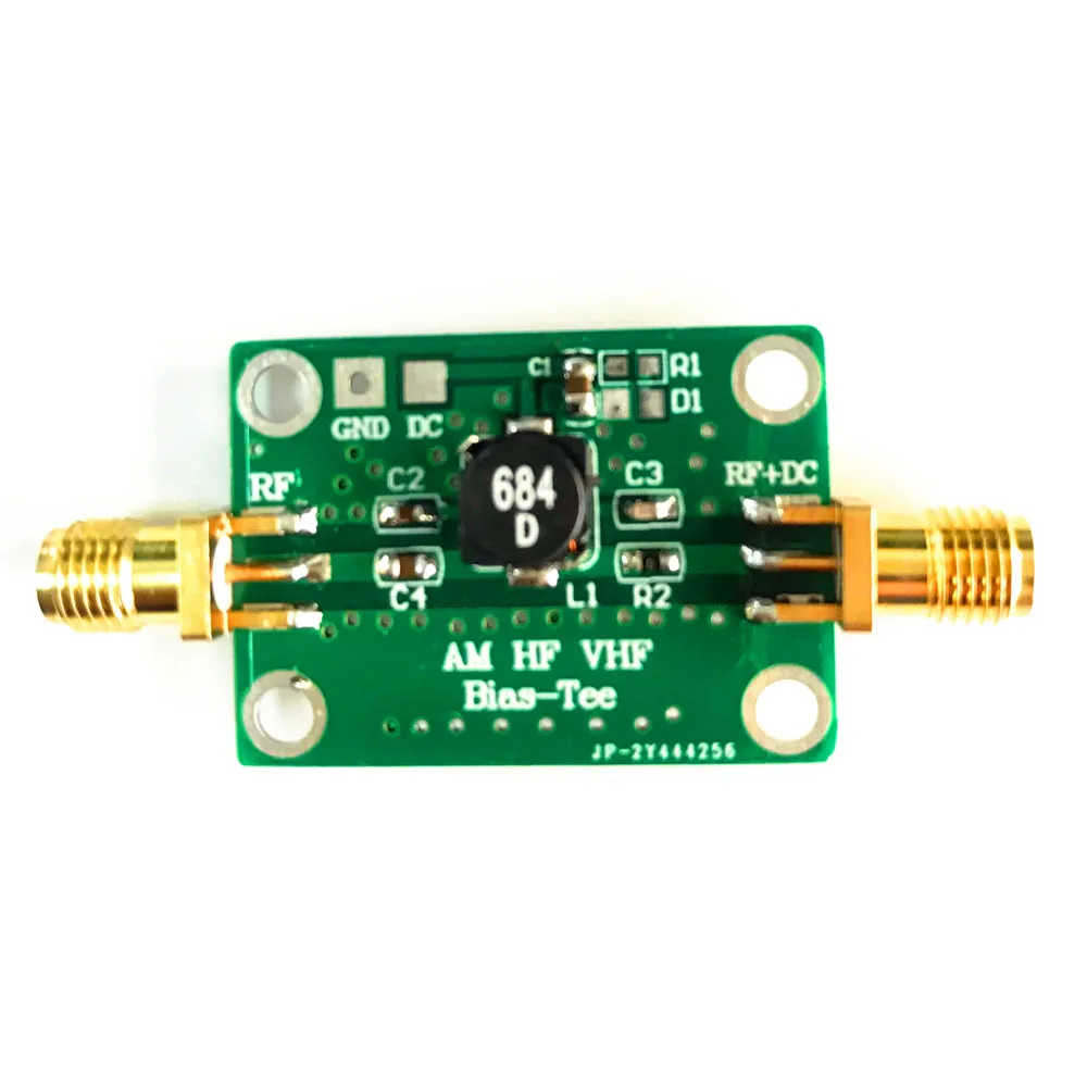 

Коаксиальный блокиратор постоянного тока DYKB Bias Tee 25K-100 МГц RF, для VHF HF AM HAM radio RTL SDR LNA, малошумный усилитель