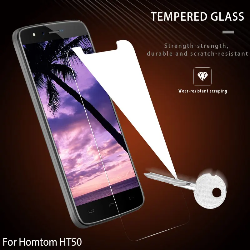 DyGod для Homtom HT17 HT7 закаленное стекло 5 дюймов Переднее Защитная пленка HT50 Замена