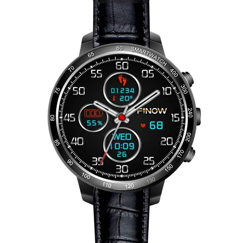 Оригинальный FINOW Q7 3g Smartwatch телефон Android 5 1 3 дюйма MTK6572 0 ГГц двухъядерный 4 GB
