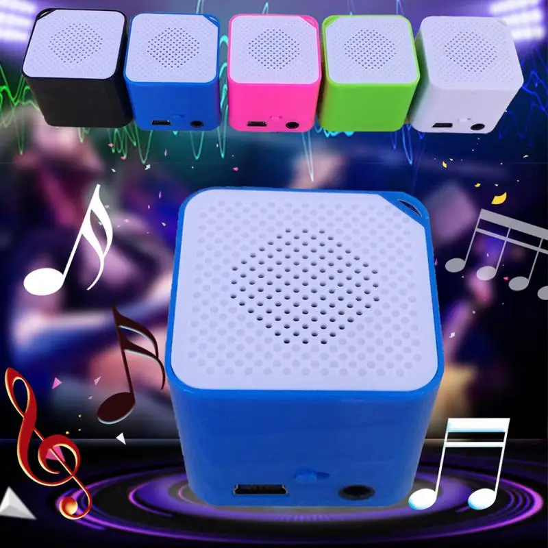 Портативный мини MP3 музыкальный плеер Поддержка 16G TF карты динамик кампании