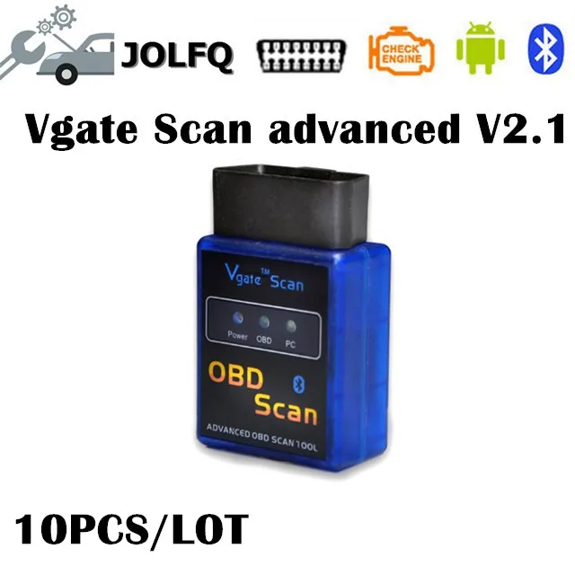 Vgate elm327 Bluetooth OBD2 диагностический инструмент ELM327 Bluetoot OBD 2 сканер мини сканирования - Фото №1