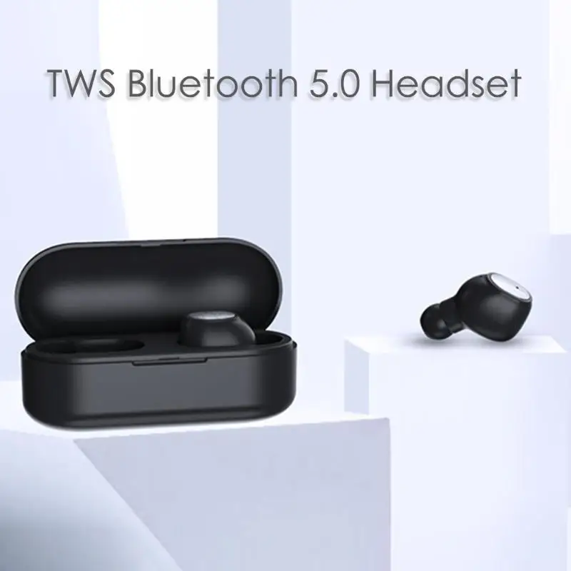 Q2 TWS Bluetooth 5 0 Наушники Беспроводные свободные руки для вождения спортивные мини