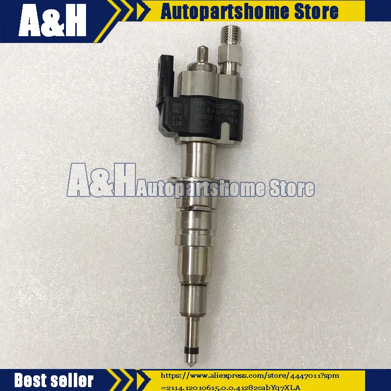 8 шт. OEM топливный инжектор 13537585261 09 для BMW N54 135 335 535 550 750 650i 740i X6 стандарты Прямая