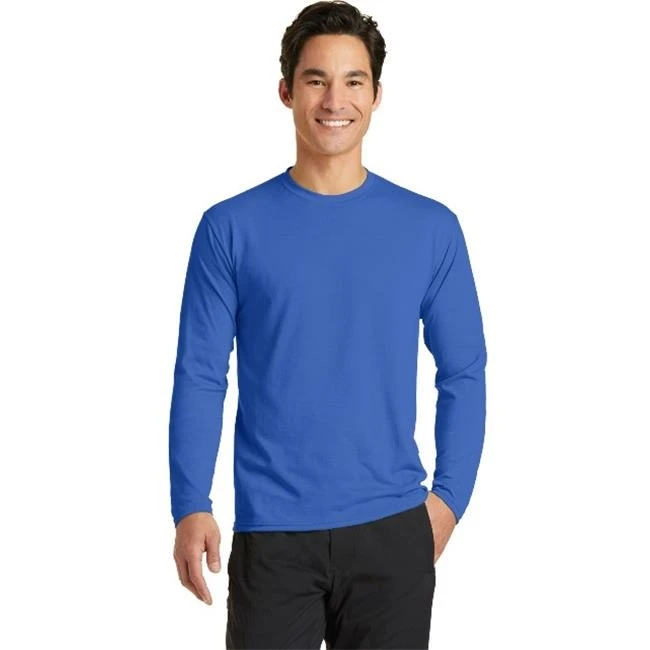 Port &amp Co PC381LS футболка с длинным рукавом для выступлений True Royal Blue |