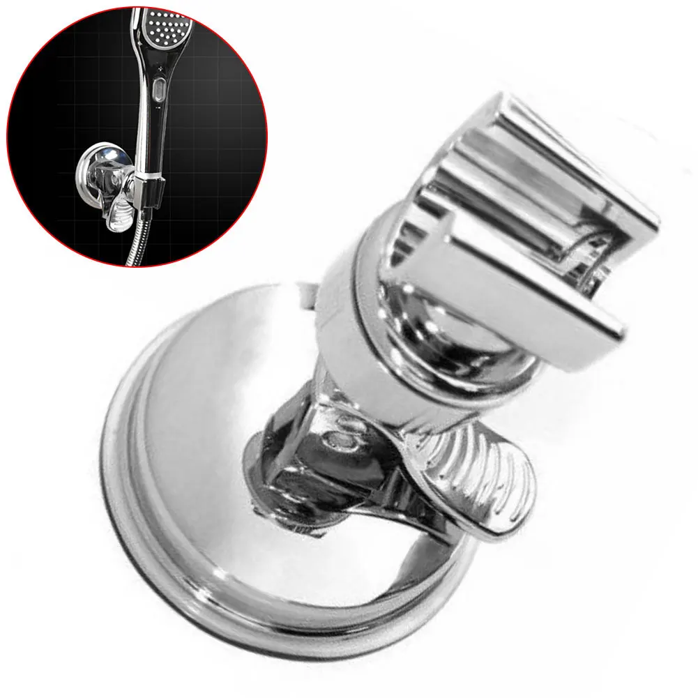 Suction Cup Rack Shower Head Holder Wall Mount Plastic Bracket Bathroom Vacuum Adjustable | Обустройство дома