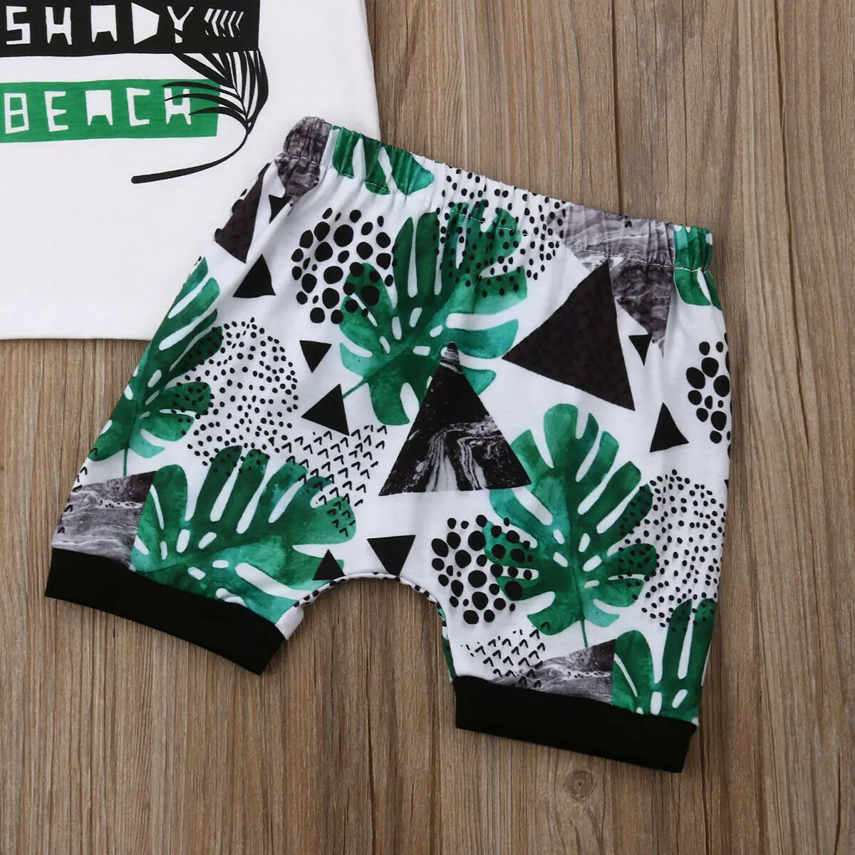 2019 Brand Summer Cool Toddler Kids Baby Boys Clothes Girls Leaf Outfits Sets Short T-Shirt Top +Pants 0-3Y | Детская одежда и