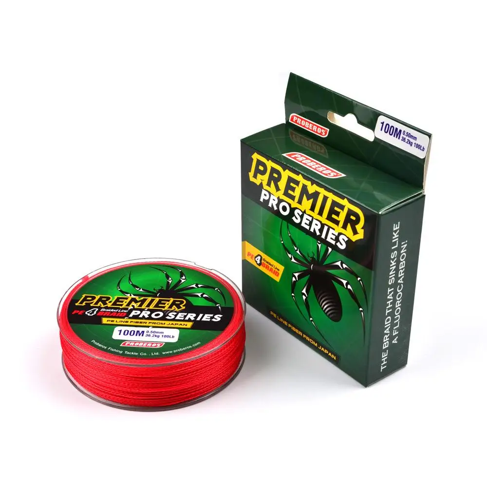 Spider Lines 100 м PE 4 плетеная леска strengh серия 0 4-10 код 6-100LB рыболовные лески прочная
