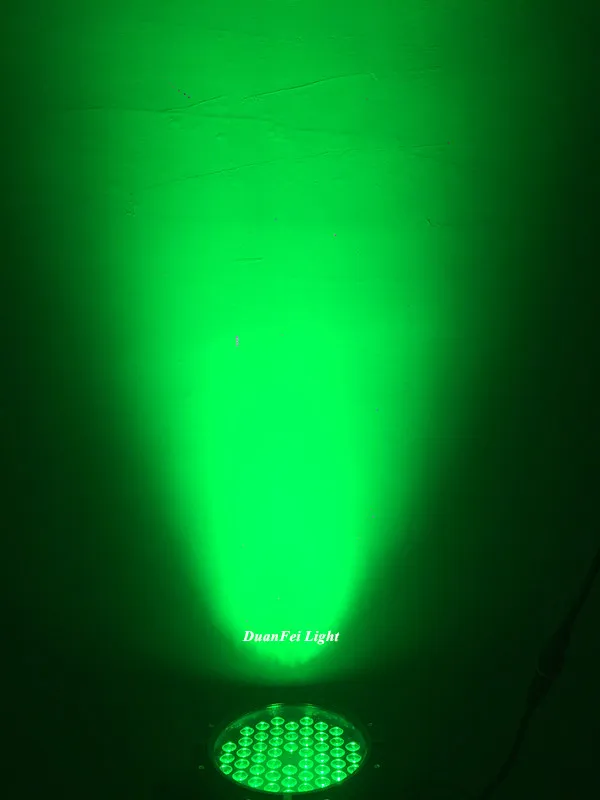 6 партий 54x3 Вт rgb par Светильник dj dmx s 3 в 1 моющийся цвет светодиодные Банки