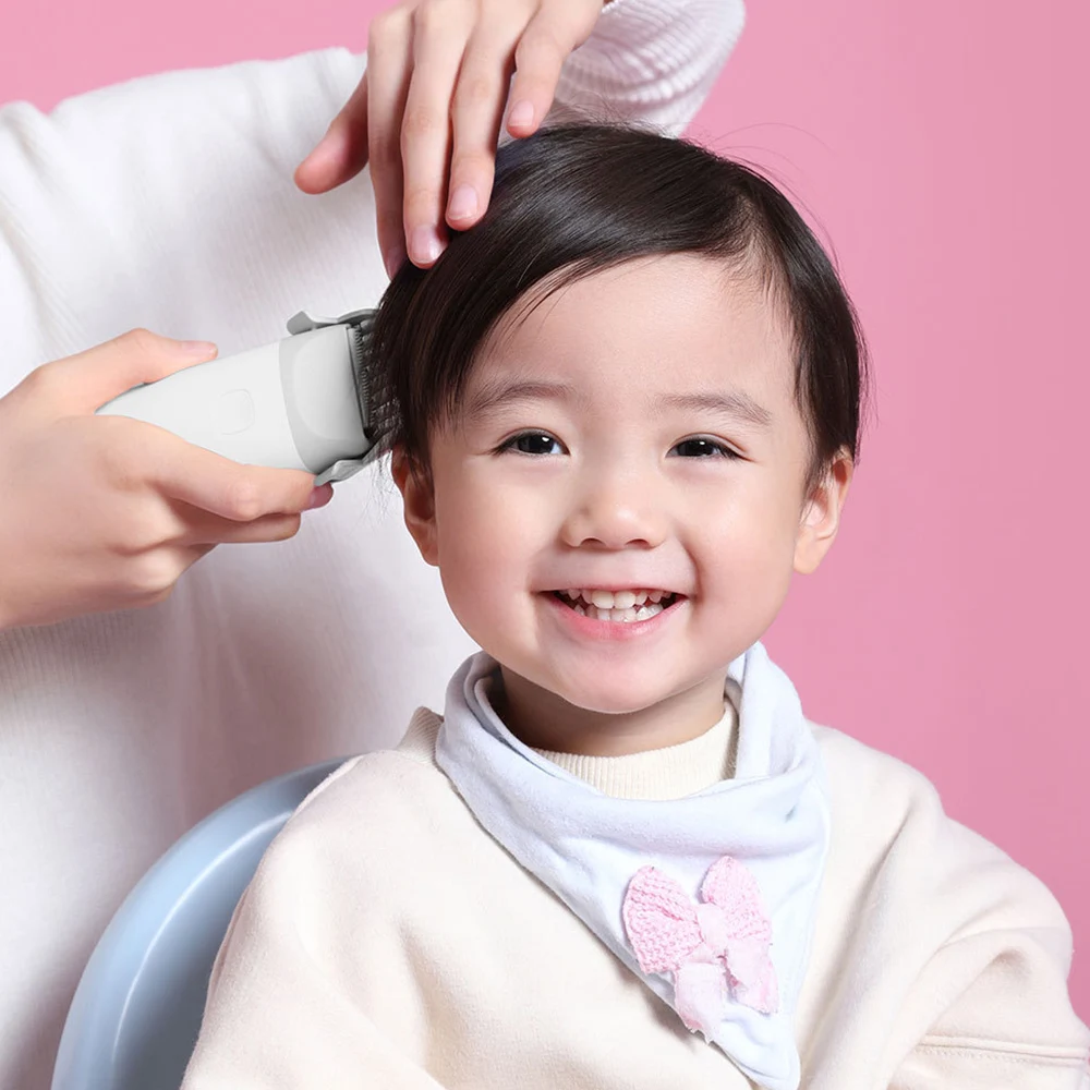 MiTU Электрический перезаряжаемый детский триммер для волос безопасный IPX7