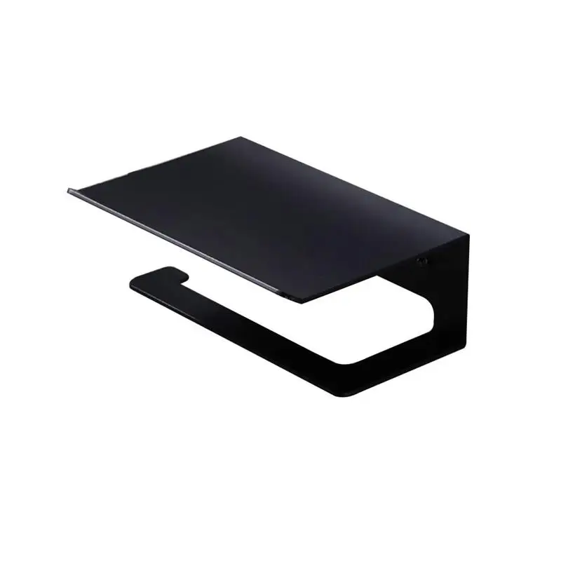 

Настенное крепление держатель рулона туалетной бумаги, алюминиевая полка для бумаги, полка для рулонов, вешалка для полотенец мобильный те...