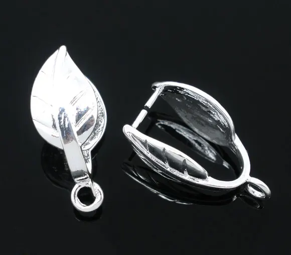 DoreenBeads 10 SP форма листа зажимные бусины 20x10 мм (B06599) yiwu|jewelry band|jewelry earjewelry range |
