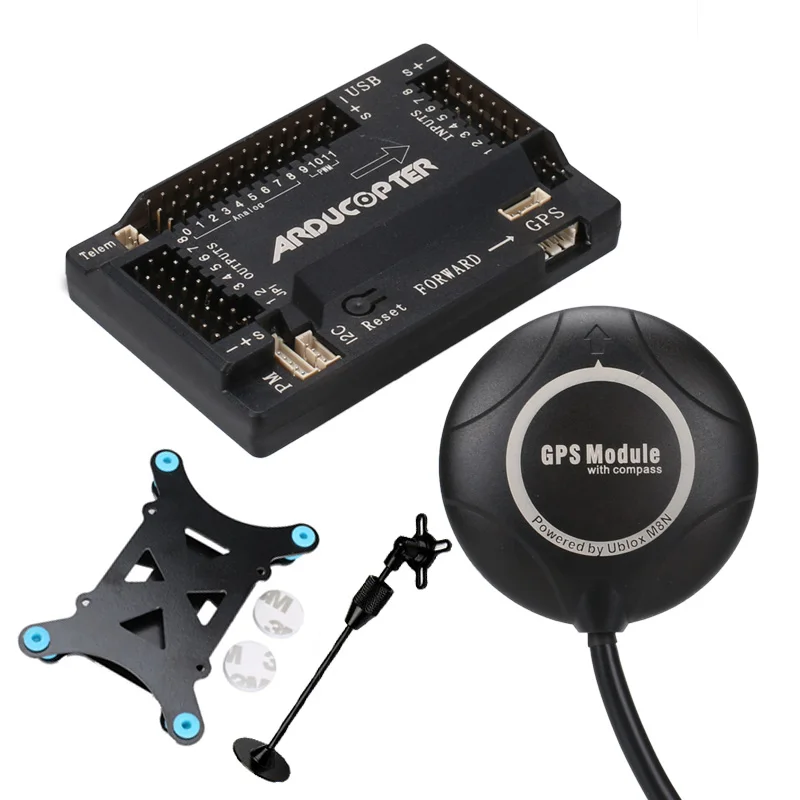 APM2.8 APM 2 8 Контроллер полета Ardupilot + M8N GPS встроенный компас gps подставка амортизатор