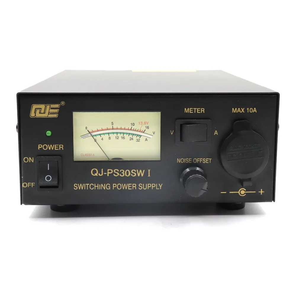 QJE-fuente de alimentación conmutada, 13,8 V, 30A, PS30SWI, Estación base de onda corta, equipo de comunicación en funcionamiento, fuente de alimentación