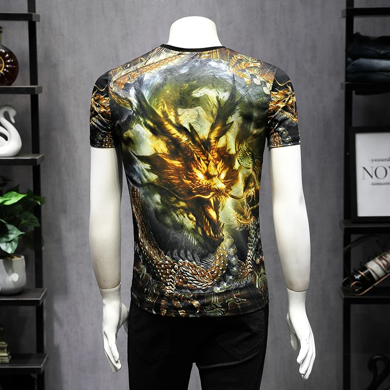 Комплект из 2 предметов летняя модная футболка с короткими рукавами и рисунком