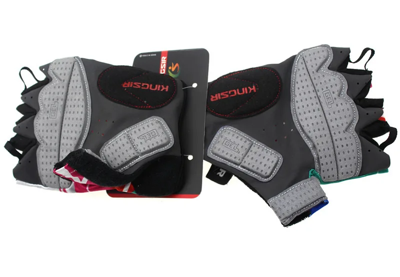 Kingsir Selphy Half Finger Bicycle Glove Cycling Avoid Shock Pad A Mountain Country Ride Luggage Prepare | Спорт и развлечения