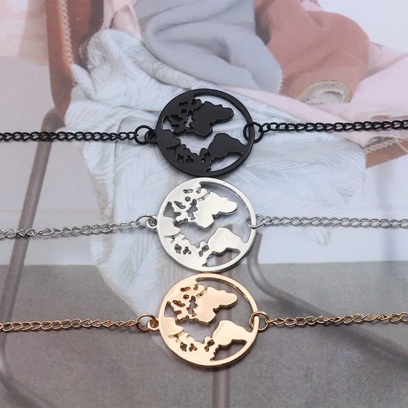 

Simple Bracelet Female ECG Shape Hexagonal Star Zinc Alloy Bracelet Men And Women Bracelet Decoration Fashion Jewelry Gift